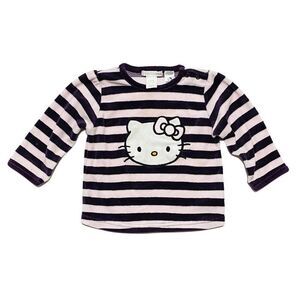 H&m Velour Hello Kitty Striped Shirt